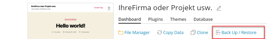 Wordpress Hosting Schweiz